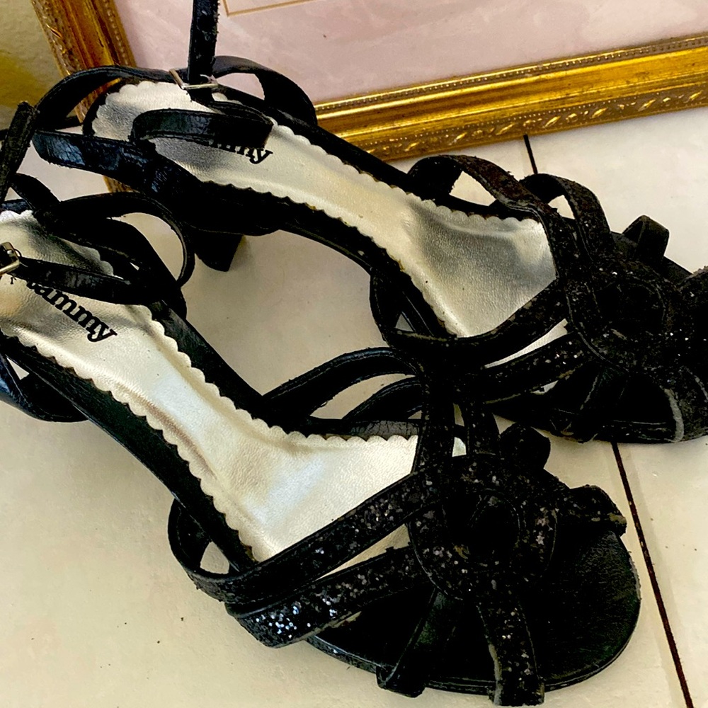 Glitter sandals size 9
